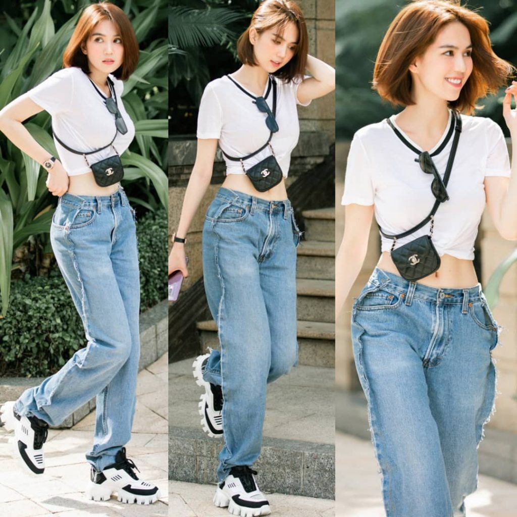 Quần Jeans luôn là một món đồ trong thể thiếu trong tủ đồ của sao Việt